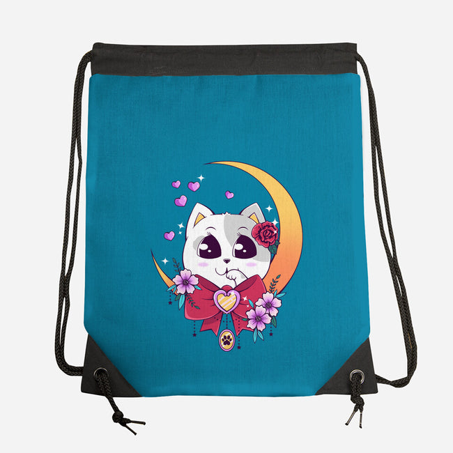 Kawaii Cat-None-Drawstring-Bag-GODZILLARGE