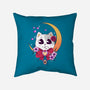 Kawaii Cat-None-Removable Cover-Throw Pillow-GODZILLARGE