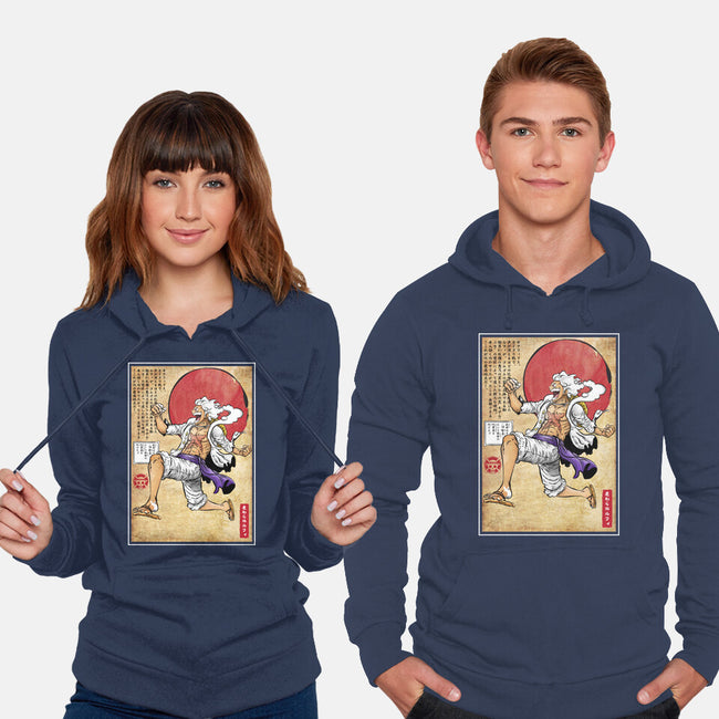 Gear Five Woodblock-Unisex-Pullover-Sweatshirt-DrMonekers