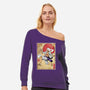 Gear Five Woodblock-Womens-Off Shoulder-Sweatshirt-DrMonekers