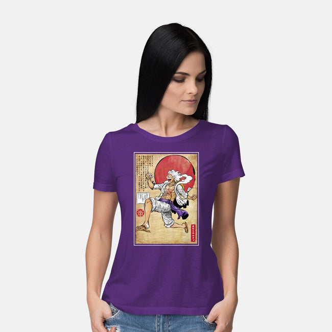 Gear Five Woodblock-Womens-Basic-Tee-DrMonekers