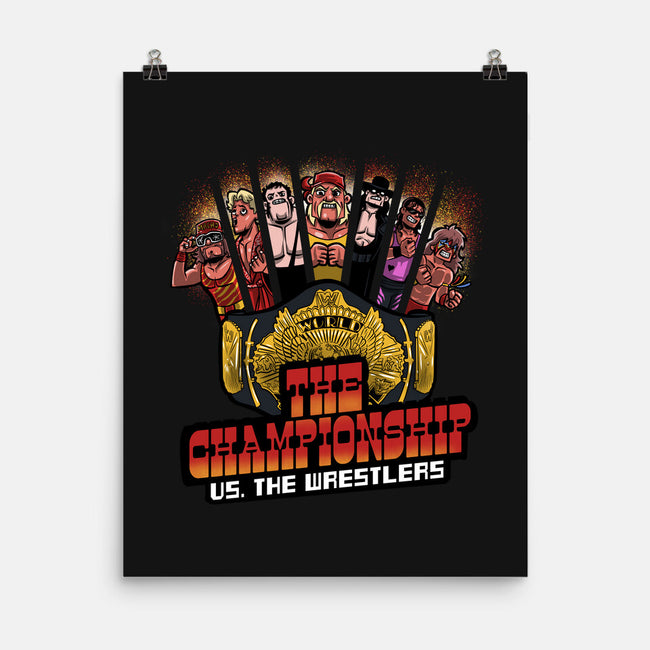 The Championship VS-None-Matte-Poster-zascanauta