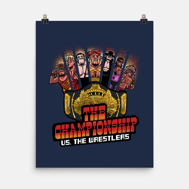 The Championship VS-None-Matte-Poster-zascanauta