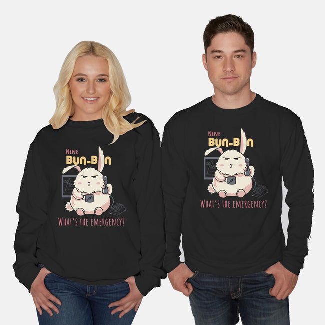 Nine Bun Bun-Unisex-Crew Neck-Sweatshirt-constantine2454