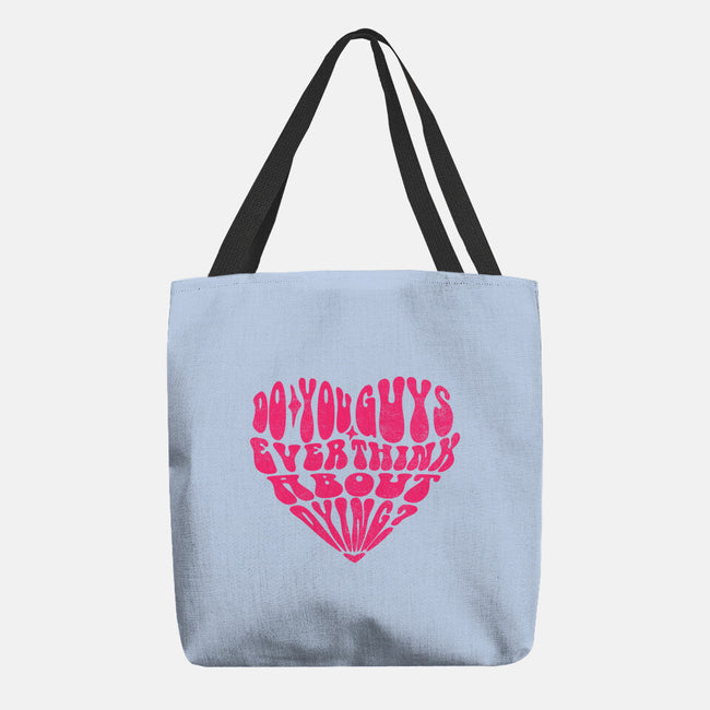 Think About Dying-None-Basic Tote-Bag-estudiofitas