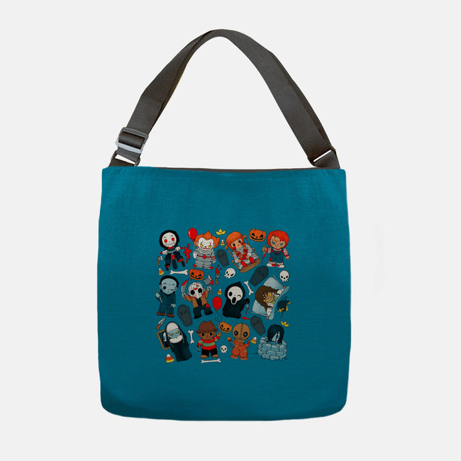 Horror Family-None-Adjustable Tote-Bag-Vallina84