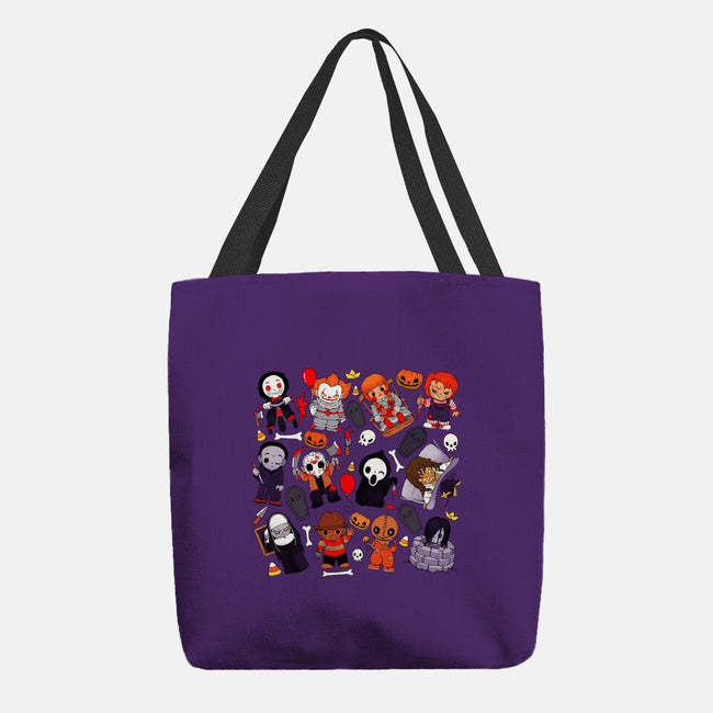 Horror Family-None-Basic Tote-Bag-Vallina84