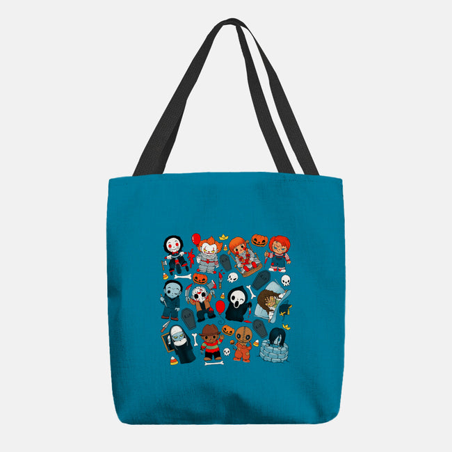 Horror Family-None-Basic Tote-Bag-Vallina84