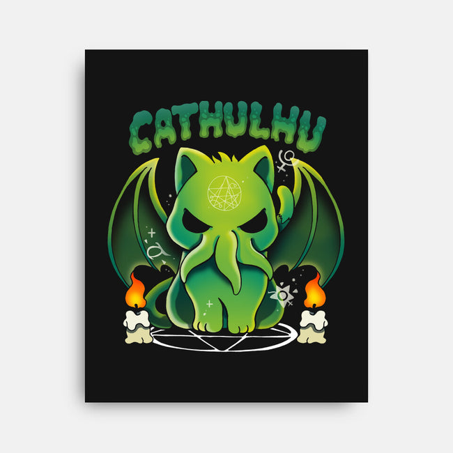 Call Of Cathulhu-None-Stretched-Canvas-Vallina84