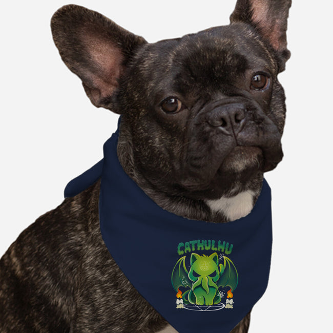 Call Of Cathulhu-Dog-Bandana-Pet Collar-Vallina84