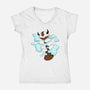 HUG-Womens-V-Neck-Tee-MaxoArt