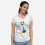 HUG-Womens-V-Neck-Tee-MaxoArt