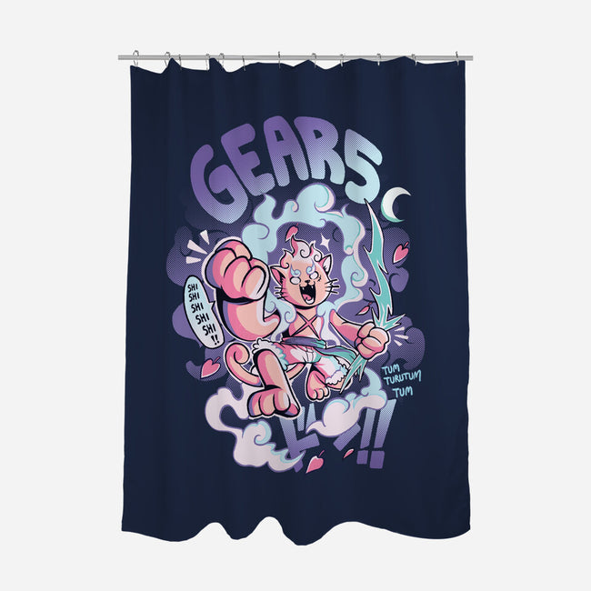 Gear Cat 5-None-Polyester-Shower Curtain-Julio