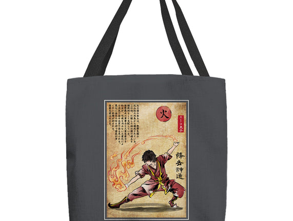 Fire Nation Master Woodblock