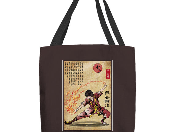 Fire Nation Master Woodblock