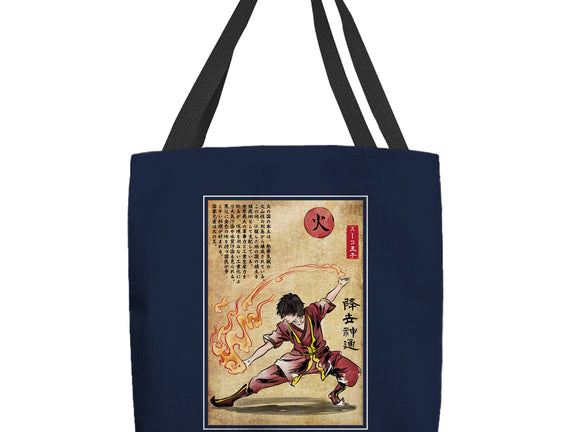 Fire Nation Master Woodblock