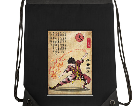 Fire Nation Master Woodblock