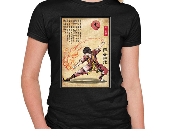 Fire Nation Master Woodblock