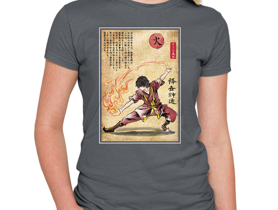 Fire Nation Master Woodblock