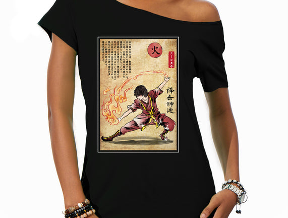 Fire Nation Master Woodblock