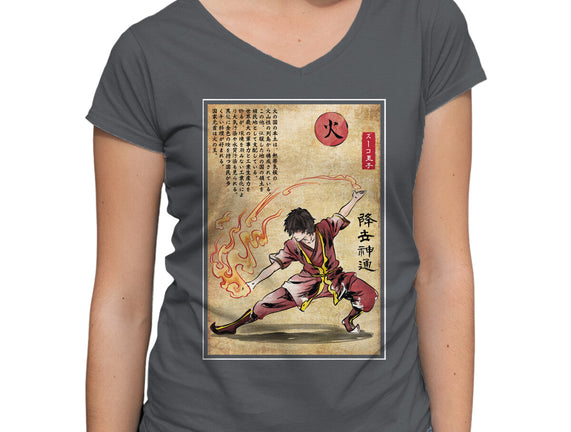 Fire Nation Master Woodblock