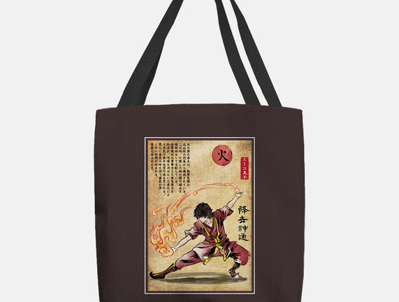 Fire Nation Master Woodblock