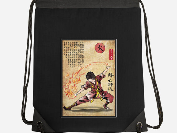 Fire Nation Master Woodblock