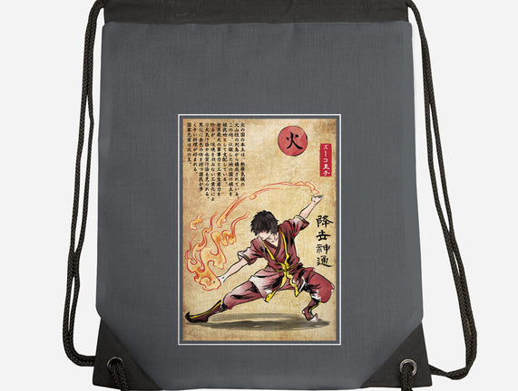 Fire Nation Master Woodblock