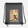 Fire Nation Master Woodblock-None-Drawstring-Bag-DrMonekers