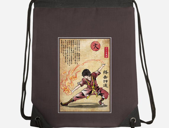 Fire Nation Master Woodblock