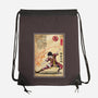 Fire Nation Master Woodblock-None-Drawstring-Bag-DrMonekers