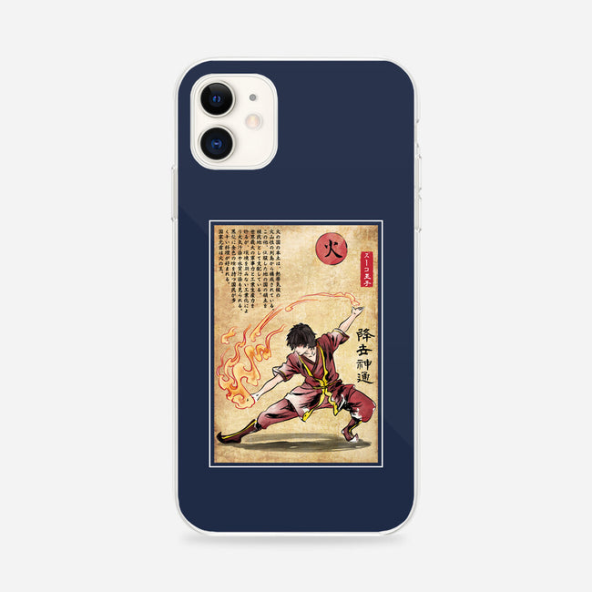 Fire Nation Master Woodblock-iPhone-Snap-Phone Case-DrMonekers