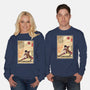 Fire Nation Master Woodblock-Unisex-Crew Neck-Sweatshirt-DrMonekers