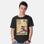 Fire Nation Master Woodblock-Mens-Basic-Tee-DrMonekers