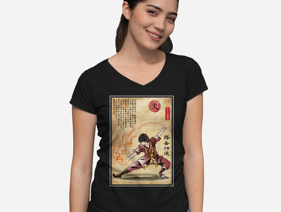 Fire Nation Master Woodblock