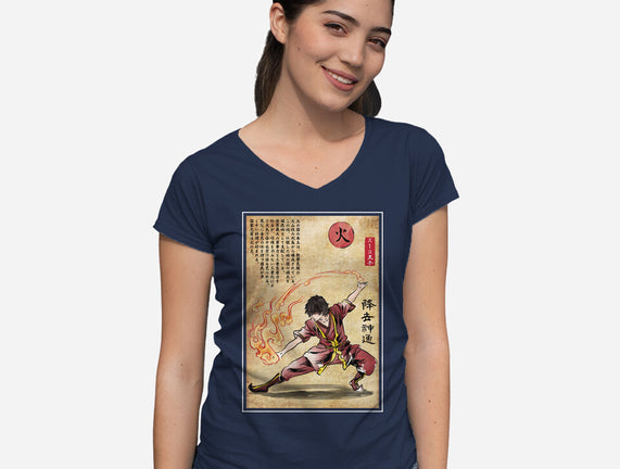 Fire Nation Master Woodblock