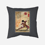 Fire Nation Master Woodblock-None-Non-Removable Cover w Insert-Throw Pillow-DrMonekers