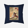 Fire Nation Master Woodblock-None-Non-Removable Cover w Insert-Throw Pillow-DrMonekers