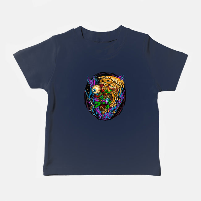 Turtles Love Pizza-Baby-Basic-Tee-VicInFlight