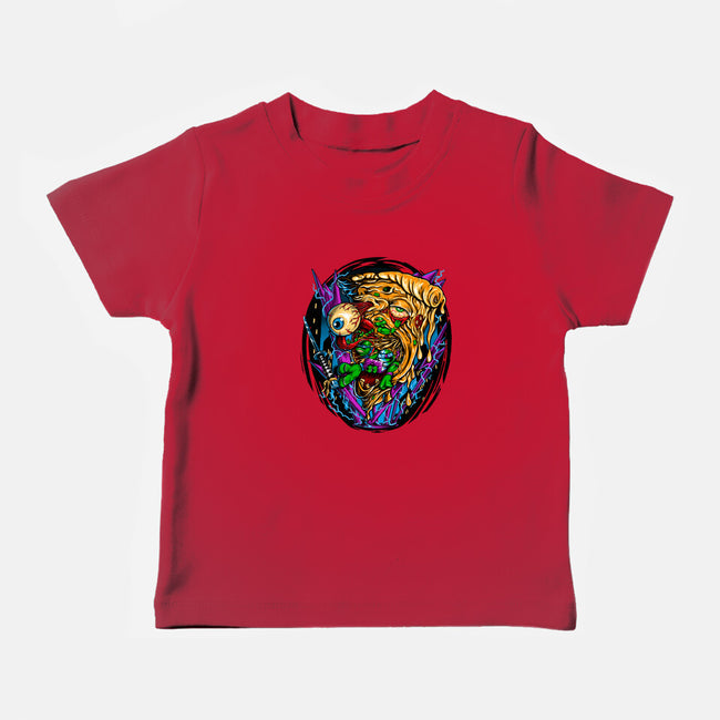 Turtles Love Pizza-Baby-Basic-Tee-VicInFlight