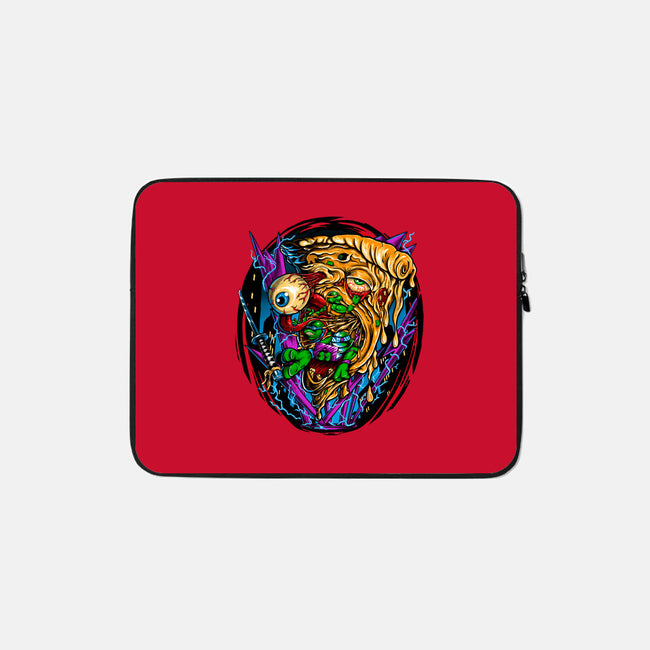 Turtles Love Pizza-None-Zippered-Laptop Sleeve-VicInFlight