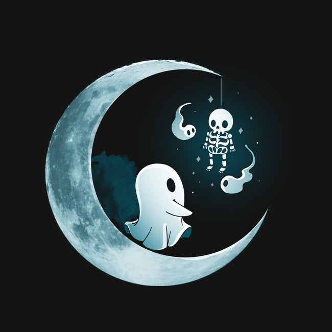 Ghostly Moon-Unisex-Kitchen-Apron-Vallina84