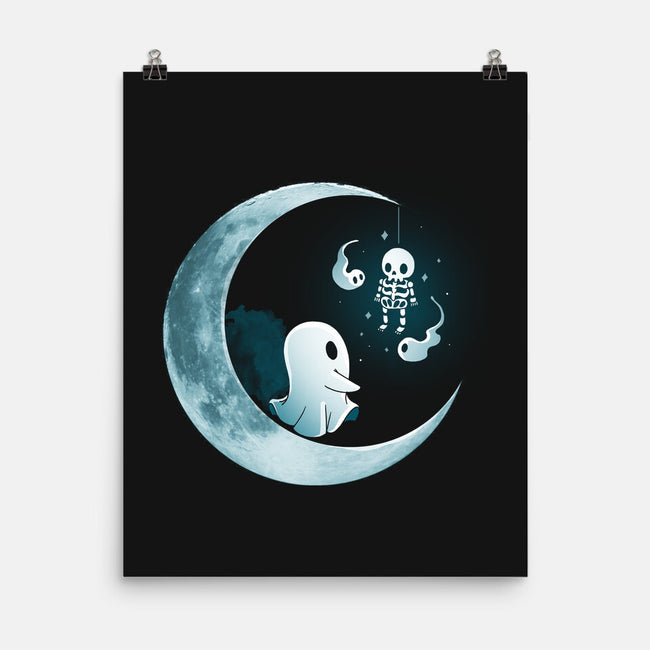 Ghostly Moon-None-Matte-Poster-Vallina84