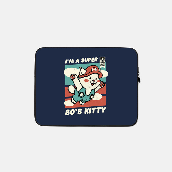 Super 80s Kitty-None-Zippered-Laptop Sleeve-tobefonseca