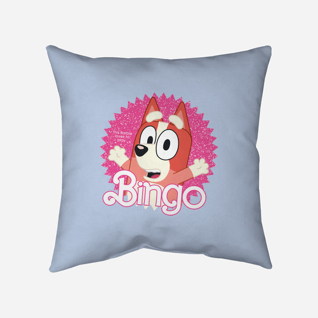 Bingo Barbie-None-Non-Removable Cover w Insert-Throw Pillow-danielmorris1993