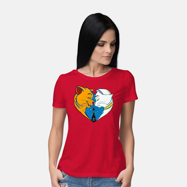 Paris Love-Womens-Basic-Tee-ellr