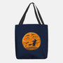 Witchy Moon-None-Basic Tote-Bag-kennsing