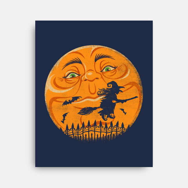 Witchy Moon-None-Stretched-Canvas-kennsing
