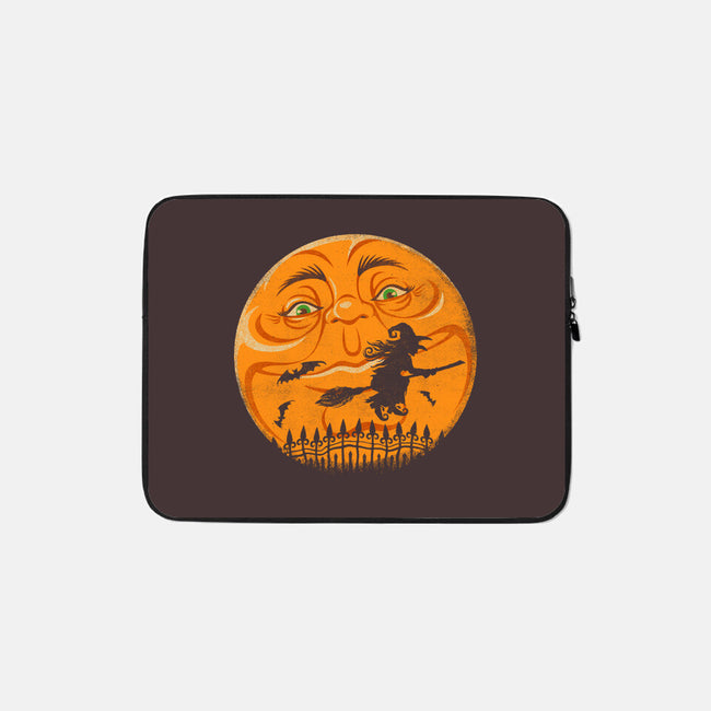 Witchy Moon-None-Zippered-Laptop Sleeve-kennsing