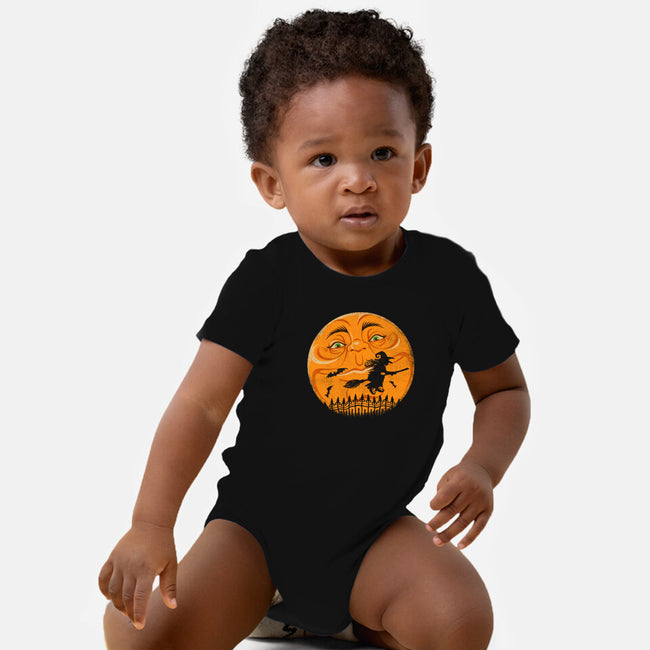 Witchy Moon-Baby-Basic-Onesie-kennsing